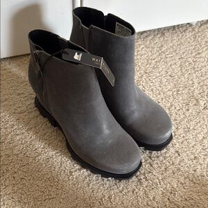 Gray Women's Ankle Boots